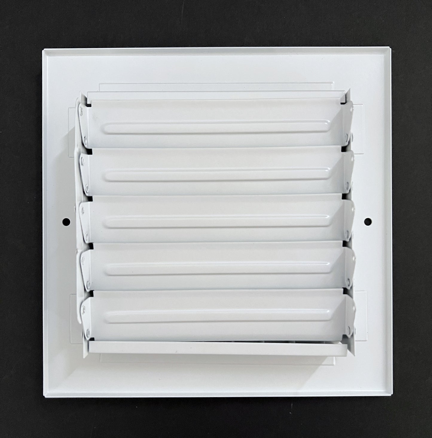 6" x 6" Adjustable Blade Sidewall Ceiling Register Vent Cover Diffuser Heavy Duty Stamped Steel (Listed Size is Duct Opening Inside Measurement)