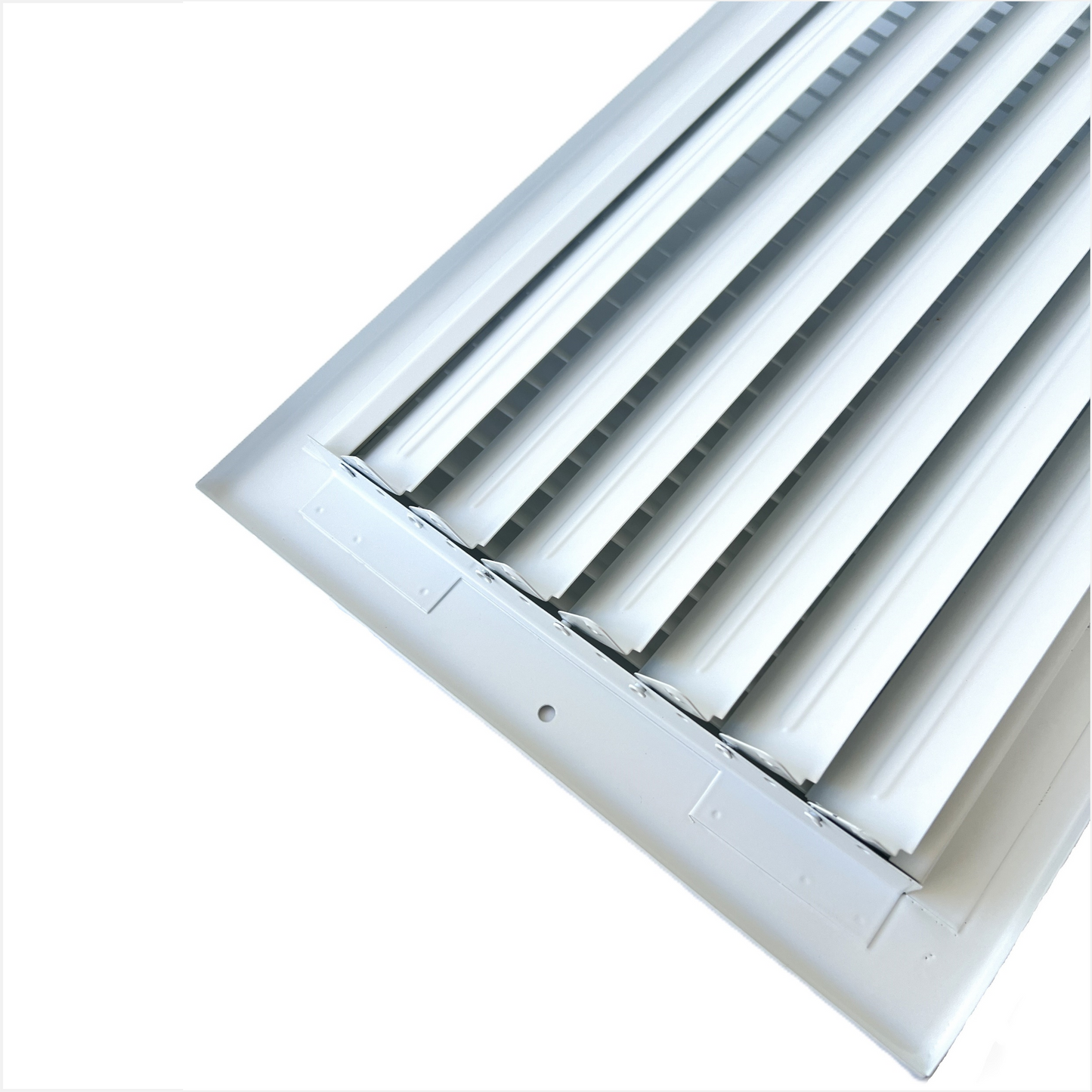 12"x 6" (Duct Opening Size) 2-Way Stamped Face Steel Ceiling/sidewall Air Supply Register - Vent Cover - Actual Outside Dimension 13.75" X 7.75"