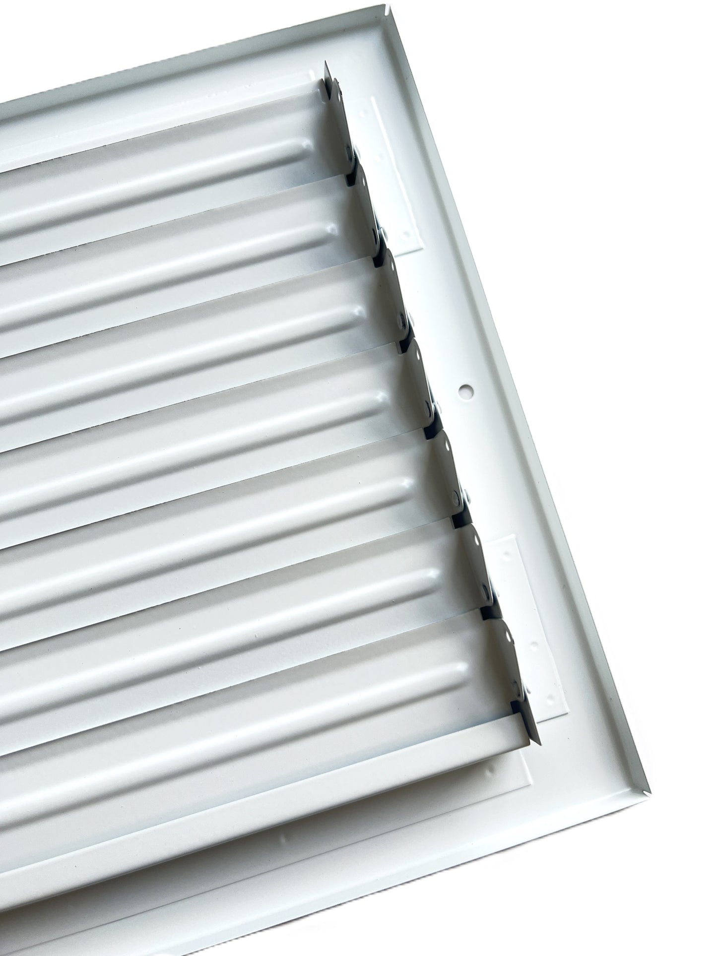 12"x 6" (Duct Opening Size) 2-Way Stamped Face Steel Ceiling/sidewall Air Supply Register - Vent Cover - Actual Outside Dimension 13.75" X 7.75"