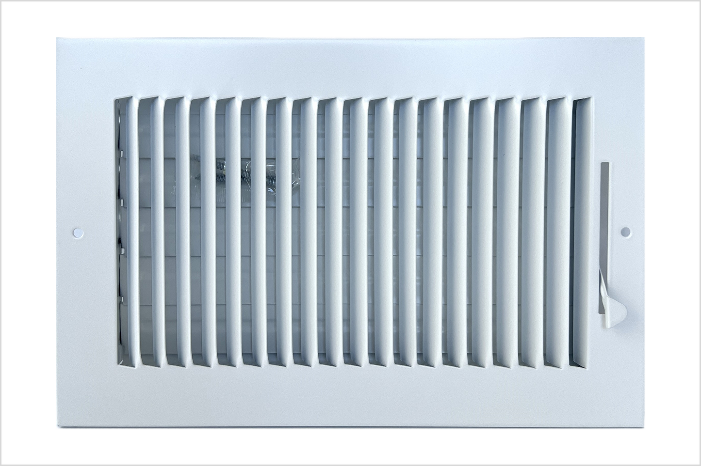 10"x 4" (Duct Opening Size) 1-Way Stamped Face Steel Ceiling/sidewall Air Supply Register - Vent Cover - Actual Outside Dimension 11.75" X 5.75"